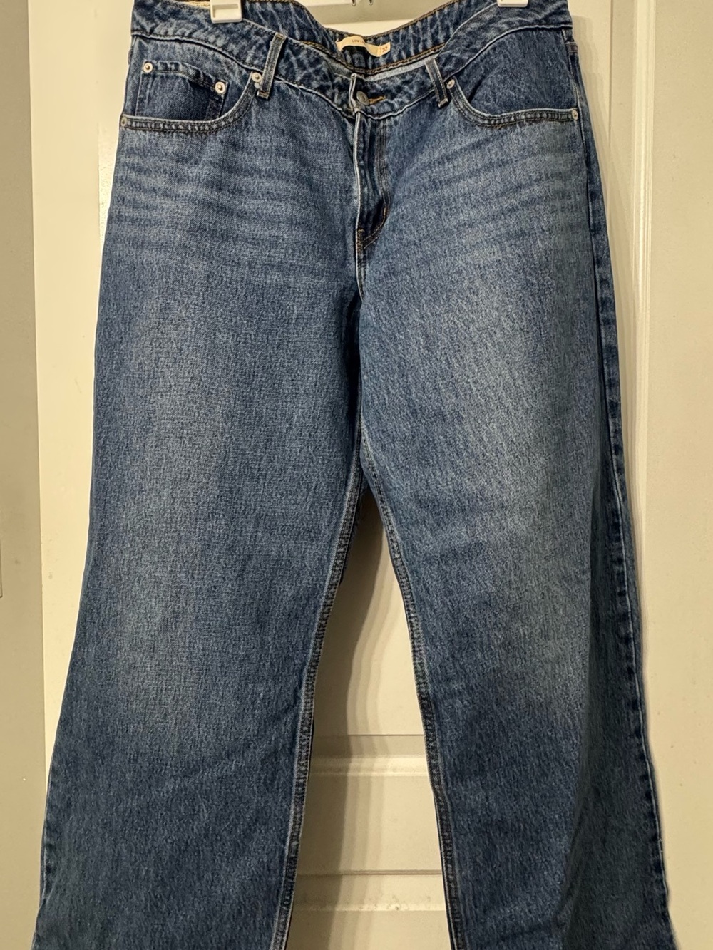 Levi's Blue Wide Leg Flare Jeans